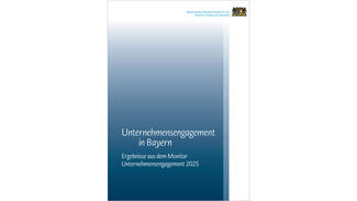 Unternehmensengagement in Bayern (Cover der Publikation)