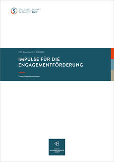 Impulse für die Engagementförderung (Cover)